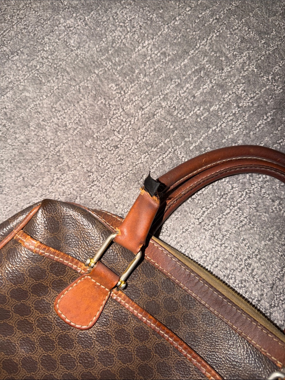 Celine Authentic Triomphe Macadam Bag - Picture 6 of 16